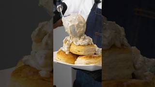 You gotta try these Biscuits and Gravy foodie biscuitsandgravy sngwitab [upl. by Ahtaga269]