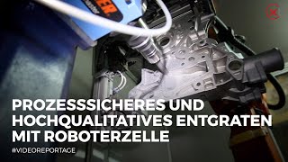 Videoreportage Austria Druckguss realisiert mit ABBRoboterzelle prozesssicheres Entgraten [upl. by Atika788]