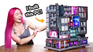 I Built a PC but its a neon city [upl. by Remy]