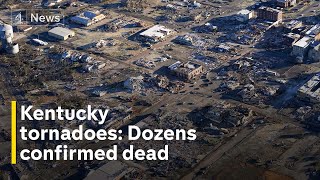 Kentucky tornado At least 64 confirmed dead [upl. by Essyle]