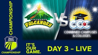 🔴 LIVE Windward Islands v CCC  Day 3  West Indies Championship 2024  Friday 23rd February [upl. by Eustasius]