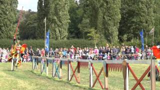 Jousting Knights At Hever Castle 2014 [upl. by Anderegg]