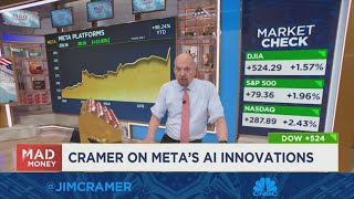 Cramer on Metas AI innovation and stock surge [upl. by Charry]