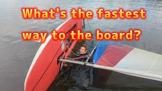 Capsize techniques The quick way to the daggerboard [upl. by Huesman]