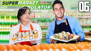 VENDEMOS SUSHI EN EL SUPERMERCADO  SUPERMARKET SIMULATOR 6 [upl. by Fonsie658]