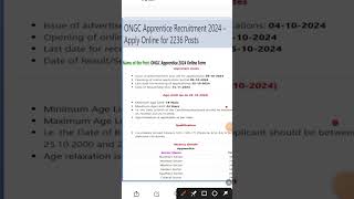 ONGC Apprentice Online Form 2024 Kaise Bhare ✅ How to Fill ONGC Apprentice Online Form Fill up 2024 [upl. by Nahtnaoj]