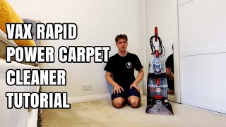 How to Clean Your Carpet with the Vax Rapid Power Carpet Cleaner [upl. by Vaientina]