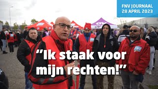 Stakingen bij distributiecentra Albert Heijn en docenten voeren actie op universiteiten [upl. by Bradman153]