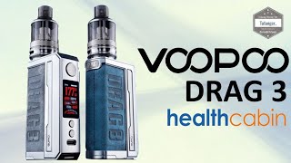 Voopoo Drag 3 177W Mod Kit with TPP Tank Atomizer 55ml  HealthCabin  Dual 18650  Unboxing [upl. by Sparky]