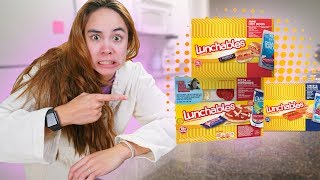 ONLY Eating Lunchables For 24 Hours Bad Idea [upl. by Kaye]