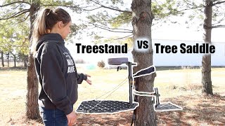 TREESTAND vs SADDLE  What is the best choice [upl. by Barmen]