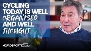 Eddy Merckx on the Current Crop of WT Riders  Cycling show  Eurosport [upl. by Nur578]