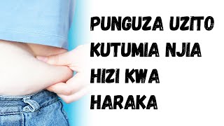 Jinsi ya kupunguza uzito kwa haraka kwa mama anayenyonyesha [upl. by Norrej548]