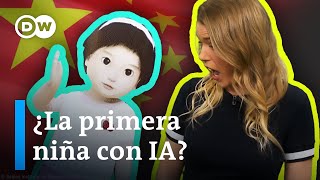 La niña virtual creada con Inteligencia Artificial en China [upl. by Ahsilif]