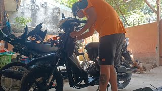 MIO SPORTY FAIRINGS INSTALLATION [upl. by Terena]