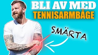 Tennisarmbåge  3 Enkla Övningar Som Funkar [upl. by Enilesor]