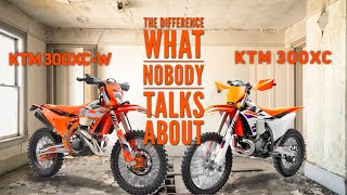 Big hidden differences between KTM 300XC and XCW [upl. by Andy]