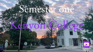 Kenyon College  Semester One Freshman Year [upl. by Etselec]