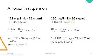 Pediatric antibiotics calculations [upl. by Ailemak]