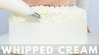 HOW TO WHIP PERFECT WHIPPED CREAM FOR CAKES AND DESSERTS │ NON DAIRY WHIPPING CREAM │ CAKES BY MK [upl. by Gnaoh]