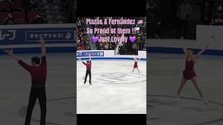 Plazas amp Fernandez 2024 ISU Worlds SP Spin💜💜💜💜 worldsmtl24 フィギュアスケート shorts [upl. by Nicole]