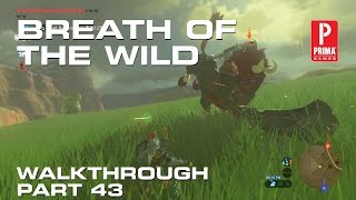 Zelda Breath of the Wild Walkthrough Part 43  Tahno Oah Shrine Climbing Boots Lynel Fight [upl. by Asimaj]