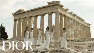 The Dior Cruise 2022 collection at the Acropolis [upl. by Ninetta432]