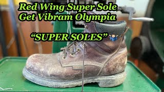 Red wing Super Sole with vibram Olympia soles 🧐 [upl. by Leak]