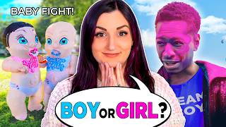 I Tried Doing My Own Baby GENDER REVEAL While Watching Gender Reveal Fails [upl. by Drais]