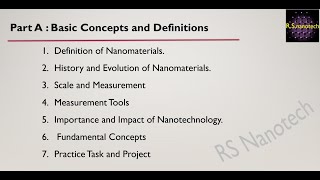 Lecture 2 Nanotechnology NanomaterialsNanostructure Definitation [upl. by Ihtac]