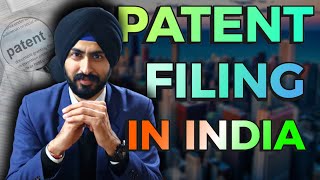 Patent Filing Process amp Cost in India  How to File Patent in India  How to File Patent in Hindi [upl. by Airak]