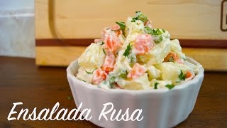 Ensalada Rusa con Yogurt Griego  Mi Cocina Rápida [upl. by Uno639]