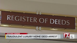 Woman charged with filing fraudulent deed on Raleigh dentists multimillion home [upl. by Cohlier]