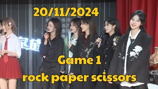 【SNH48】【ALL SUB CC】Group A activity “Family glory” Game round 1：rock paper scissors [upl. by Eevets]