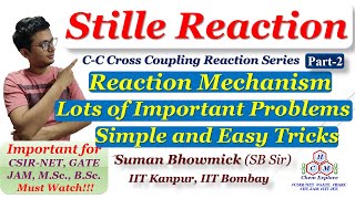 Stille Coupling Reaction Stille Coupling Reaction Mechanism With Problems CSIRNET GATEIITan [upl. by Otes469]