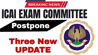 ICAI CA intermediate may 2024 postponed news। ICAI CA Final Exam may 2024 postponed News today [upl. by Hailee735]