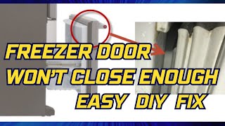 ✨ Bottom Freezer  Doesn’t Close All The Way  Easy DIY Fix ✨ [upl. by Rheba]