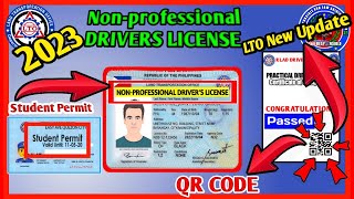 PAANO KUMUHA NG NON PROFESSIONAL DRIVERS LICENSE 2023  NEW DRIVERS LICENSE  LTO 2023 [upl. by Doss]