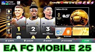 UPDATE EA FC MOBILE 25 BALLON DOR OFFICIAL UPDATE NEW EVENTS GAMEPLAY  FOR ANDROIDiOS   FC 25 [upl. by Ingold]