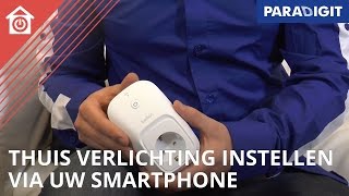 Verlichting met smartphone of tablet bedienen Zo moet het  Smart Home  Paradigit [upl. by Benedict]