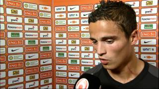 Interview Ibrahim Afellay na NederlandSlowakije 30052012 [upl. by Rramel]