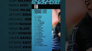 FIJI squad to take on PNG and Cook Islands at the Pacific Championship 2024 fiji png kuki nrl [upl. by Eillat]