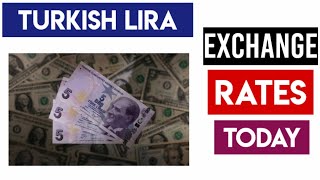 TURKISH LIRA TRY CURRENT EXCHANGE RATES TODAY 07 MAY 2024 [upl. by Erle497]