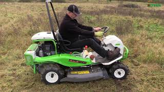 Etesia Attila AK98X Brushcutter Demonstration [upl. by Ainekahs]