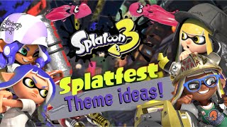 Splatoon 3 CUSTOM Splatfest Themes Ideas [upl. by Kolnos406]