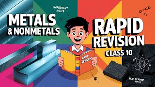 Metals and Nonmetals Class 10  Rapid Revision Notes Important Questions amp Expert Tips [upl. by Atteram]