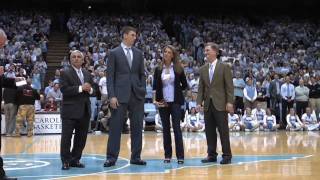 Tyler Hansbrough has jersey retired [upl. by Marba]