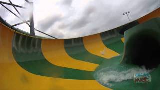 Tassies Twister water slide POV at Aquatica SeaWorld Orlando [upl. by Herald]