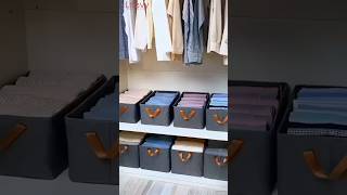 quotKeep your closet neat with our Wardrobe Clothes Organizer 👗🧥 ClosetOrganizationWardrobeOrganizer [upl. by Setsero]