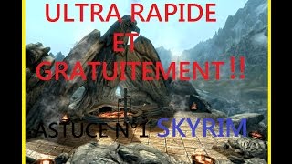 SKYRIM  MONTER DE NIVEAUX EN FORGEAGE GRATUITEMENT ET RAPIDEMENT [upl. by Farand]